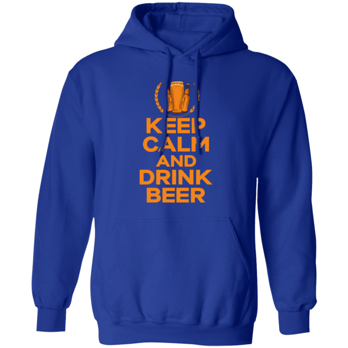 "Keep Calm And Drink Beer" Hoodie – Cozy Comfort for Beer Aficionados and Happy Hour Fans!