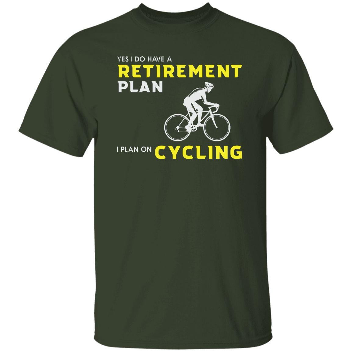 "Retirement Plan? Just Cycling!" | Funny Cycling T-Shirt