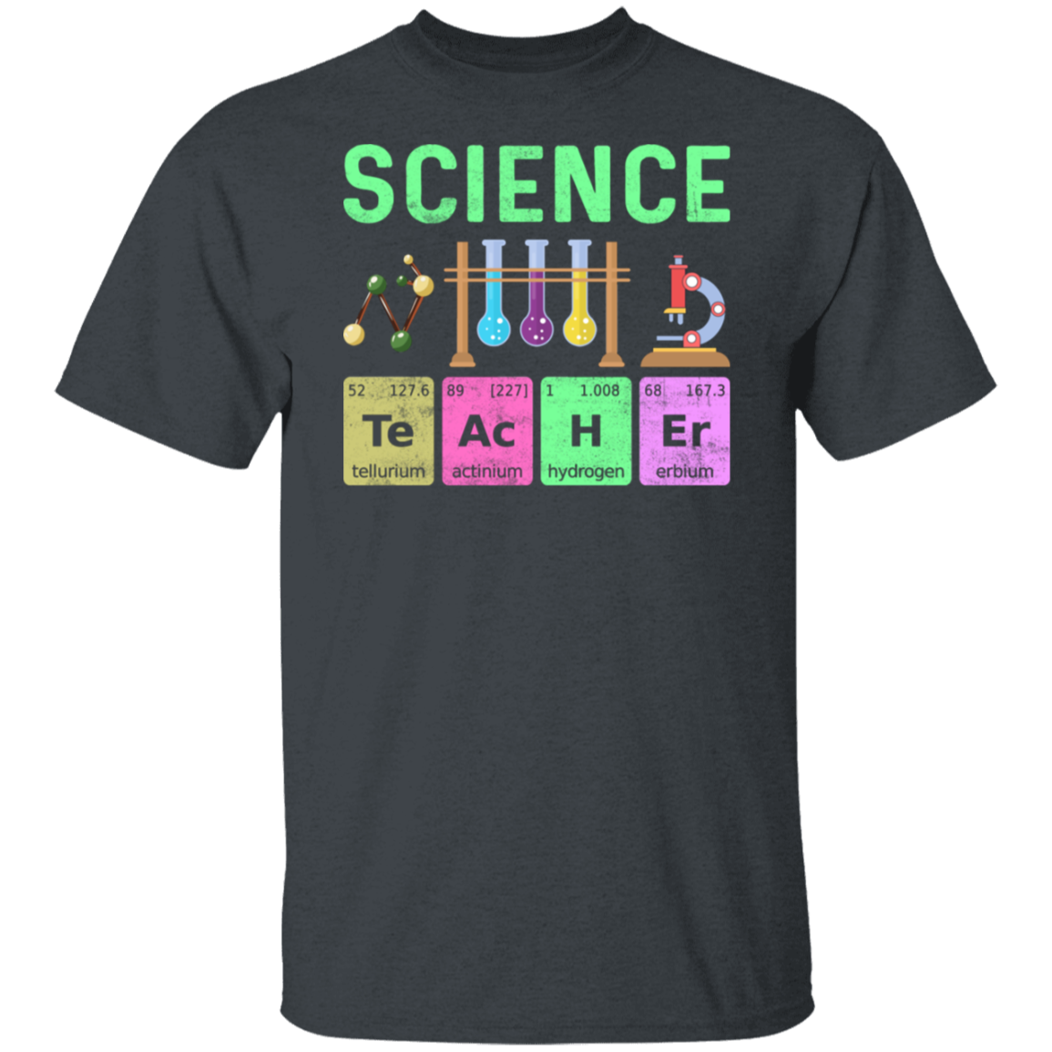 Funny Science Teacher Shirt | "Science Teacher" Periodic Table Elements Design | Chemistry Humor for Educators