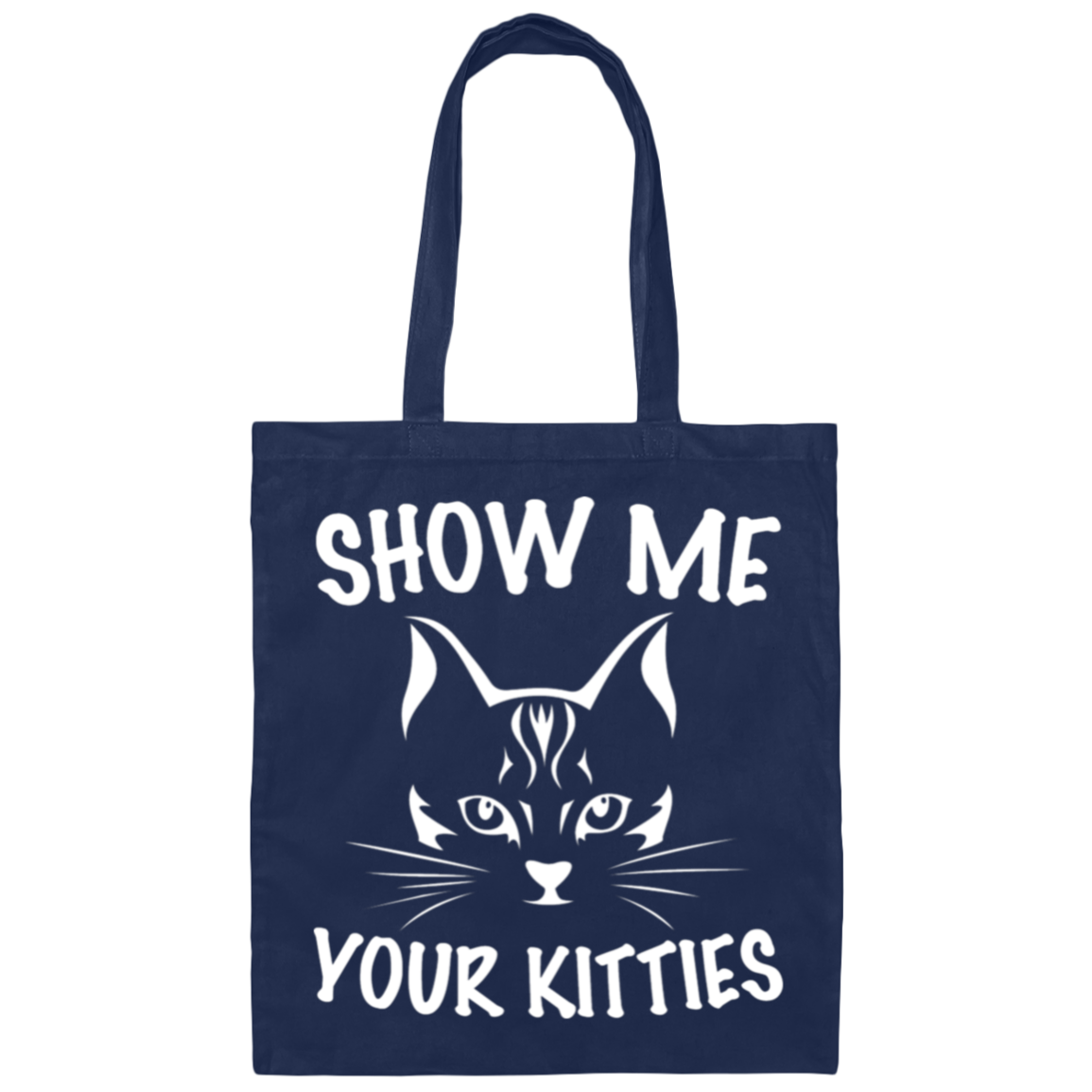 "Show Me Your Kitties" Cute Cat Tote Bag – Stylish and Fun for Cat Lovers, Cat Owners, and Cat Ladies!