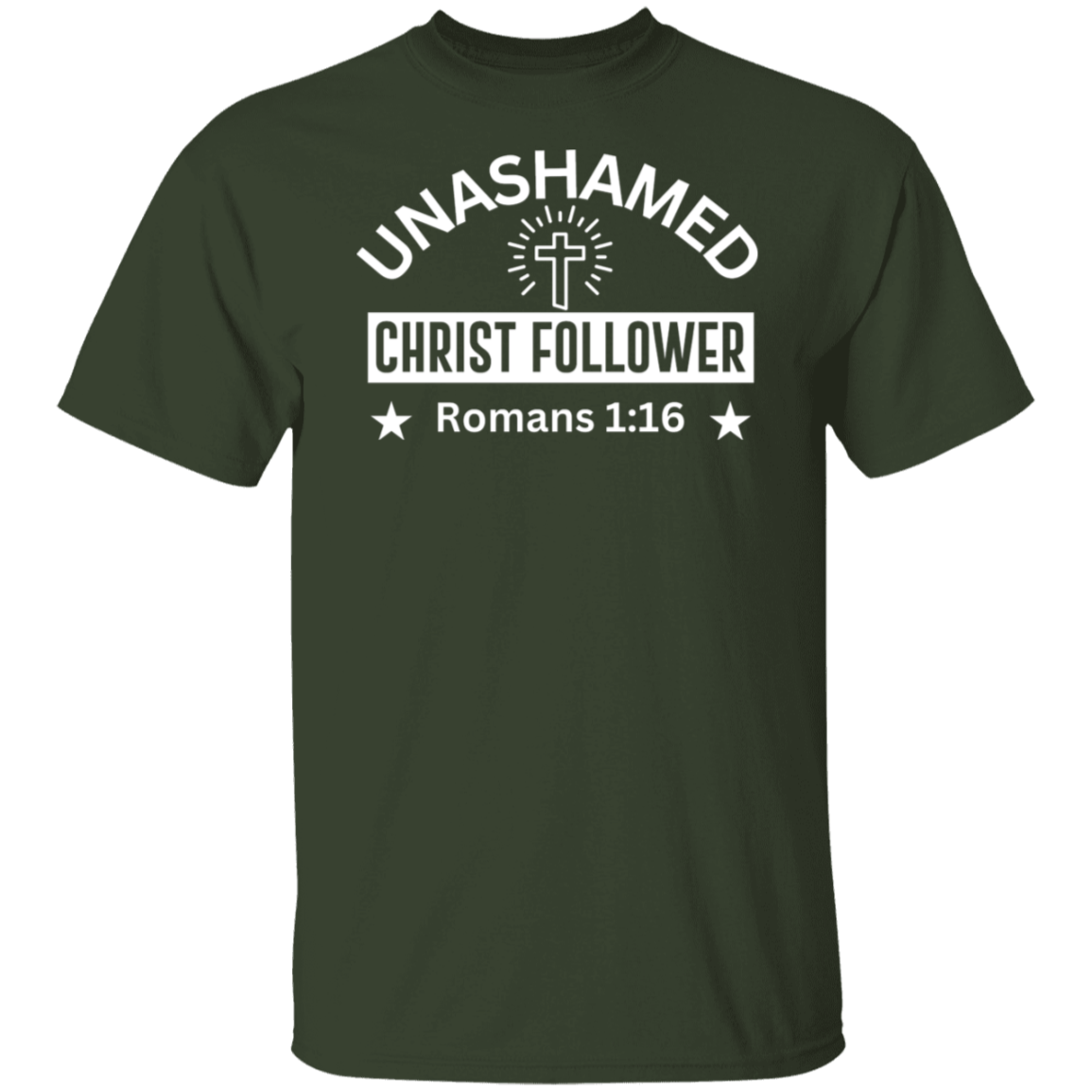 "Unashamed Christ Follower" T-Shirt – Inspired by Romans 1:16