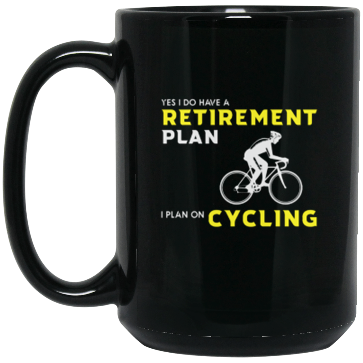 "Retirement Plan? Just Cycling!" | Funny Cycling Mug for Bike Lovers!