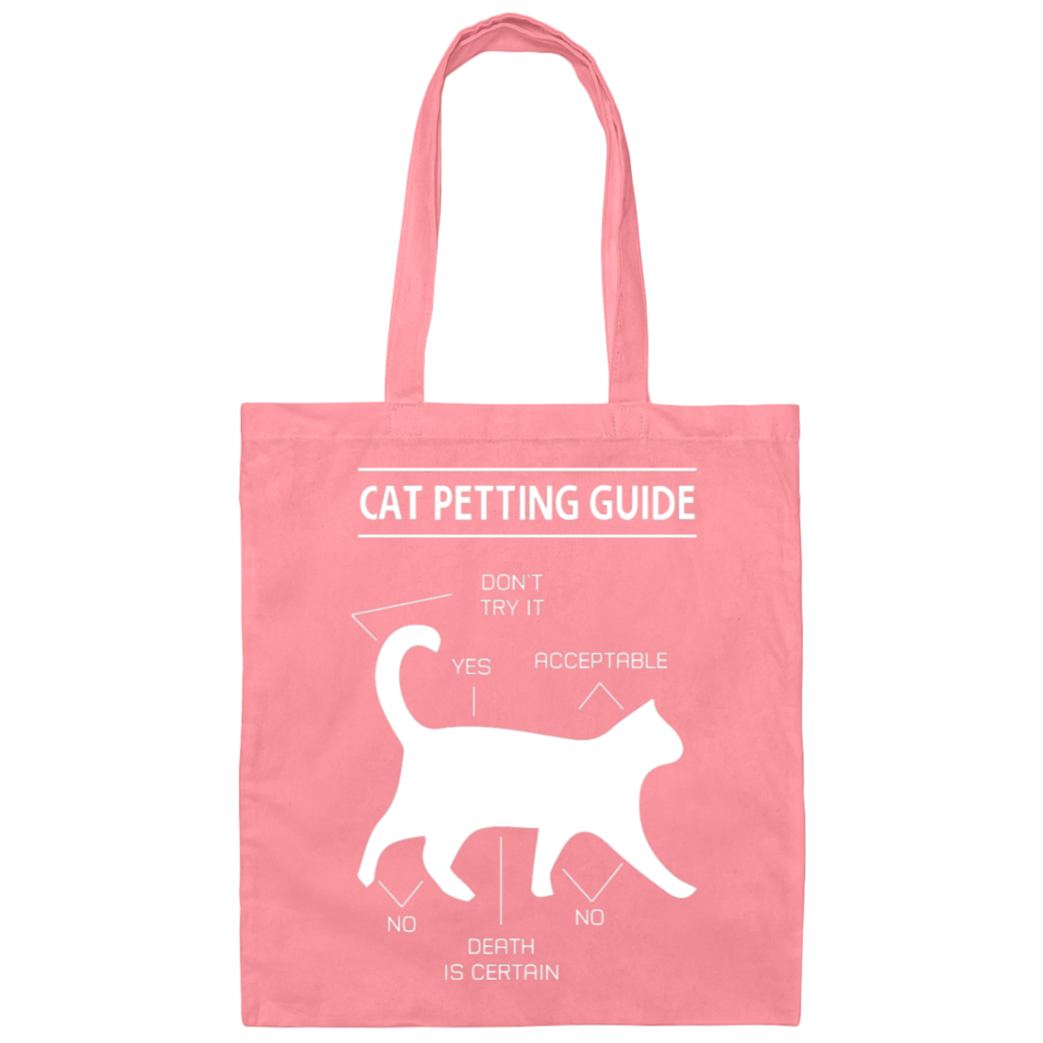"Cat Petting Guide" Tote Bag – Carry Your Feline Know-How Everywhere!