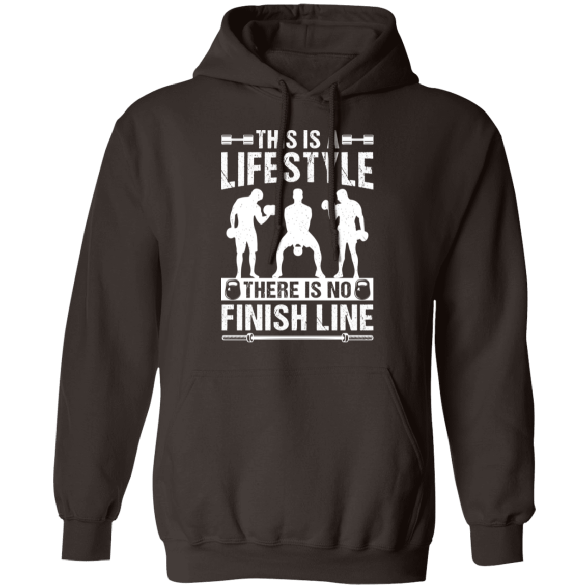 "No Finish Line" Hoodie - Embrace the Fitness Lifestyle!