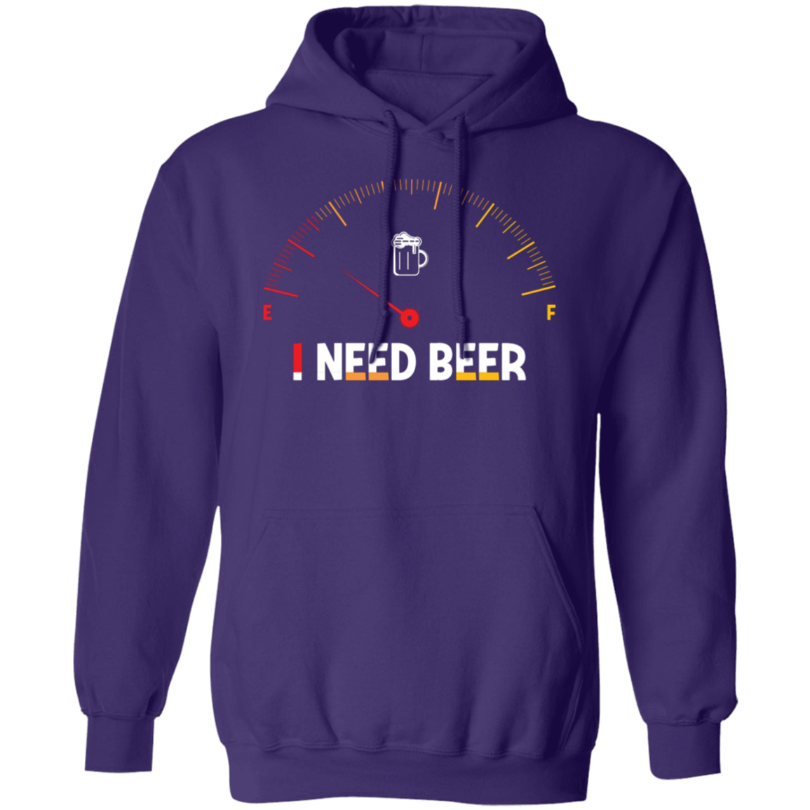 “Fuel Your Day with Beer” Hoodie – Cozy & Hilarious Apparel for Beer Lovers