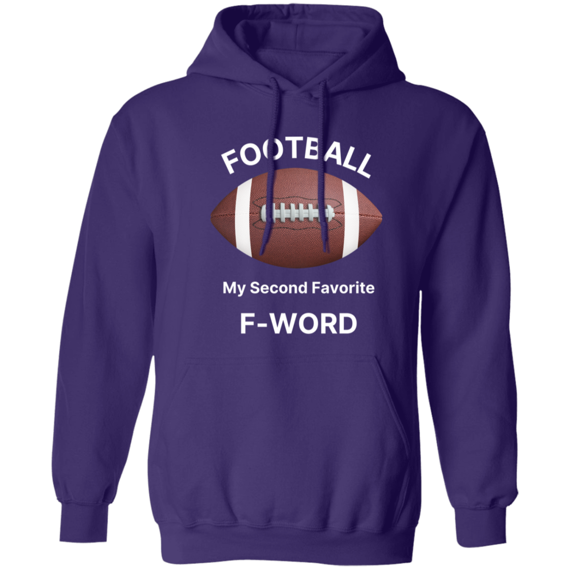 Football My 2nd Favorite F-Word Z66x Pullover Hoodie 8 oz (Closeout)