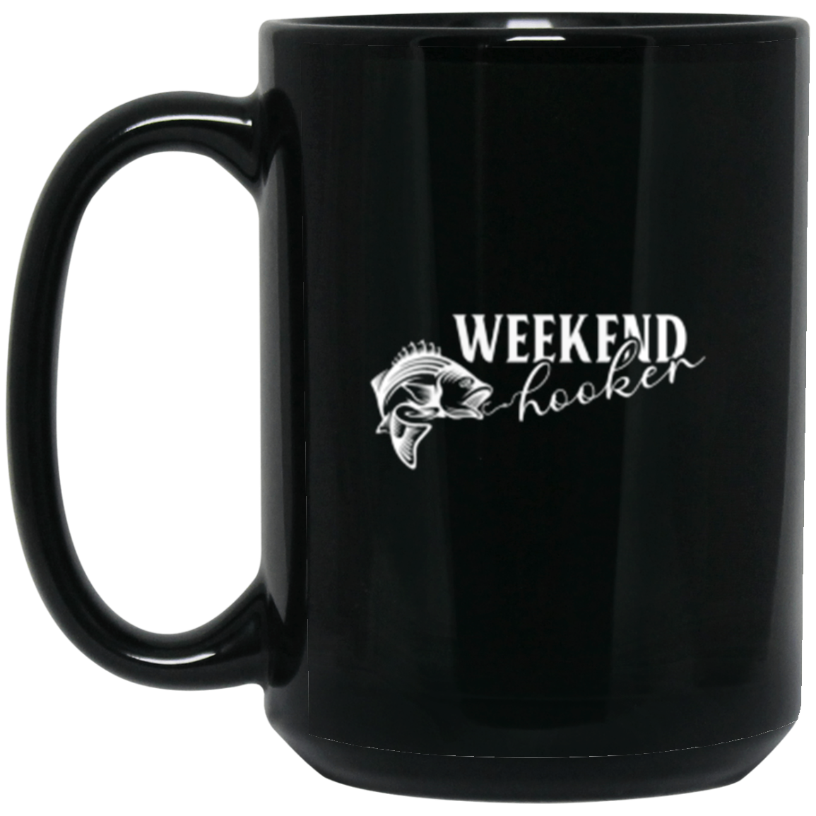 "Weekend Hooker" Fishing Mug – Perfect for Anglers, Fishermen, and Fish Lovers!