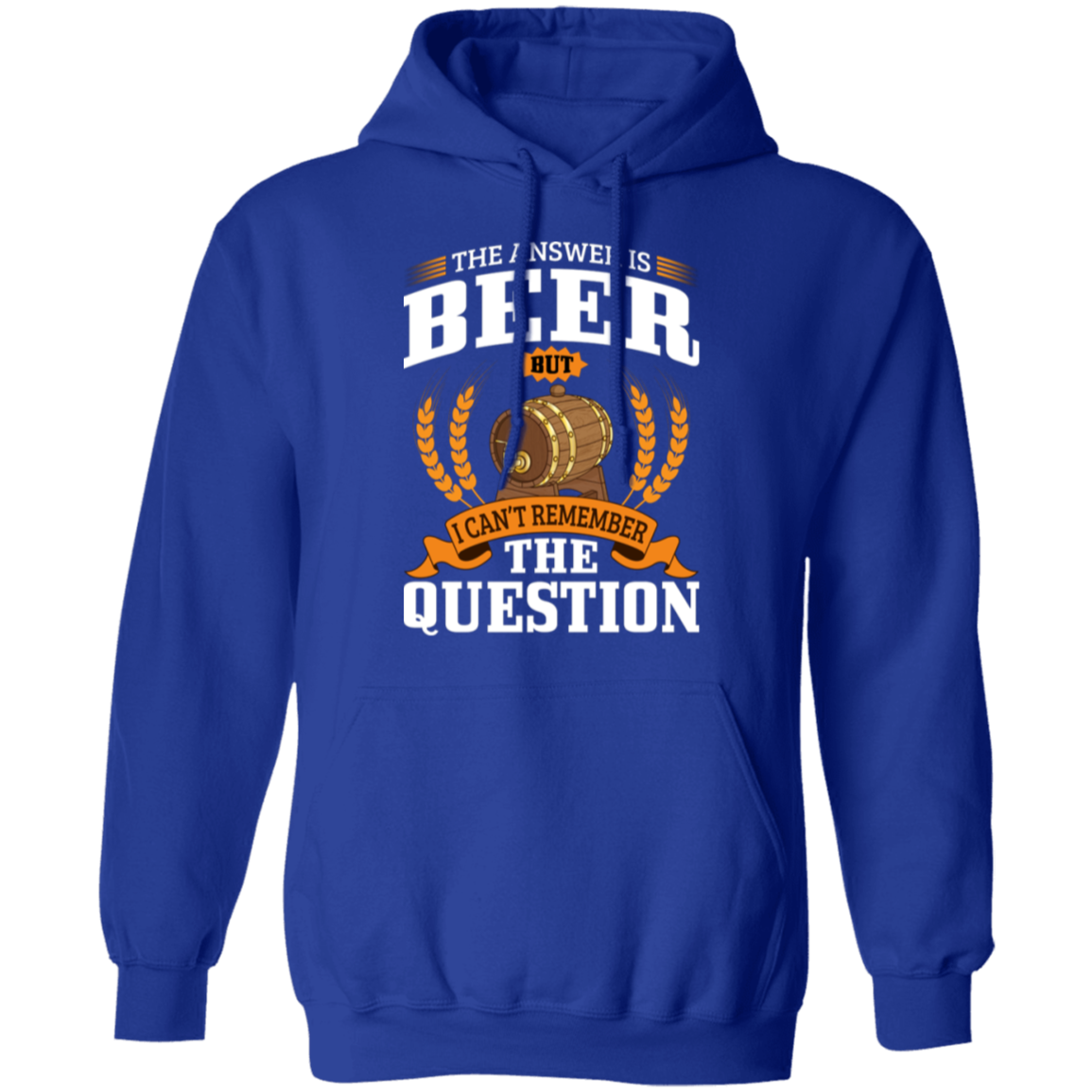 "The Answer Is Beer" Hoodie – Cozy and Fun for Beer Lovers and Happy Hour Fans!