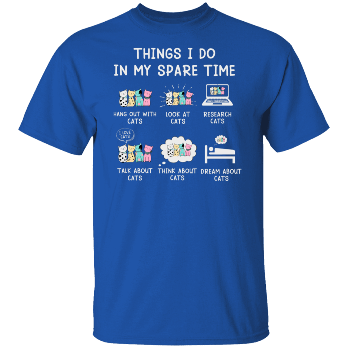 "Cat Lovers' Checklist" T-Shirt – Purrfect Attire for Your Feline Obsession!