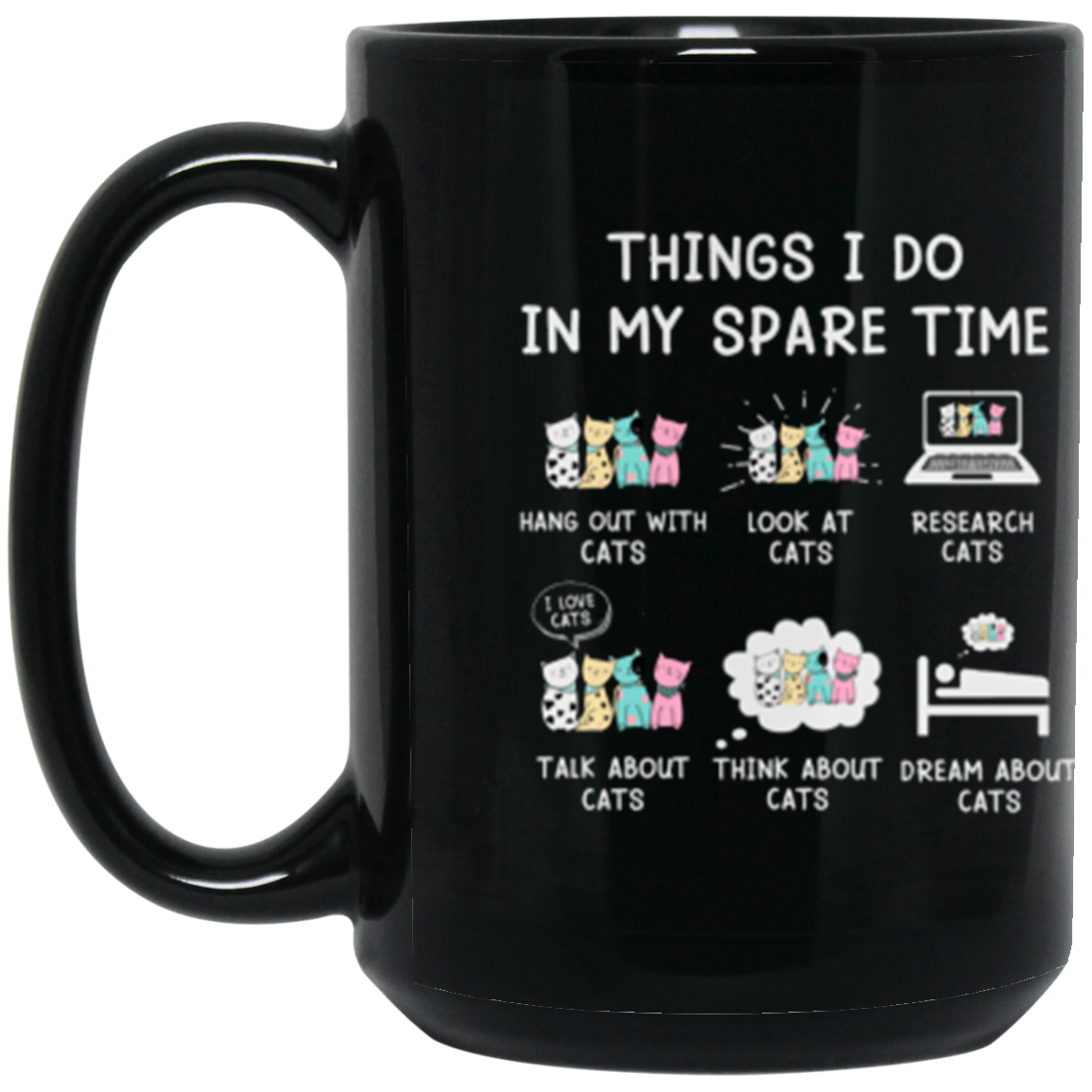 "Cat Lovers' Checklist" Mug – Purrfect Activities for Your Feline Obsession!