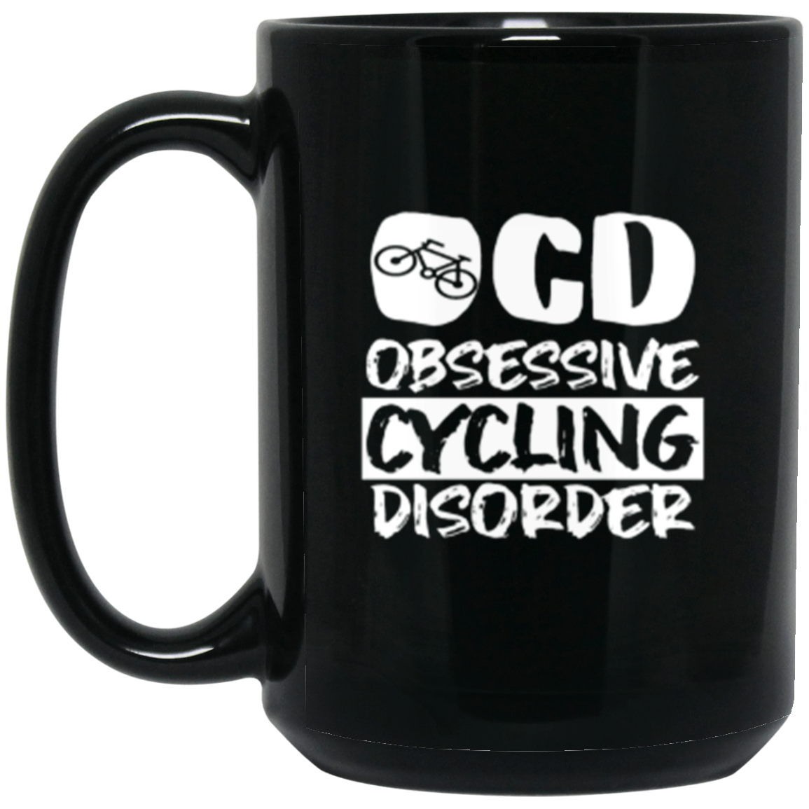 "OCD: Obsessive Cycling Disorder" Coffee Mug – Perfect Gift for Cycling Enthusiasts!
