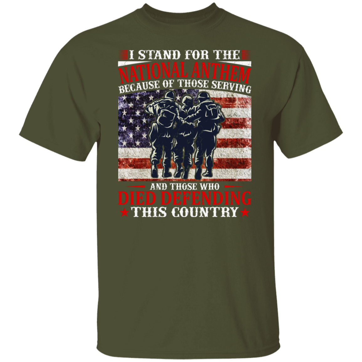 Stand Proud for America T-Shirt – Wear Your American Pride on Your Sleeve!