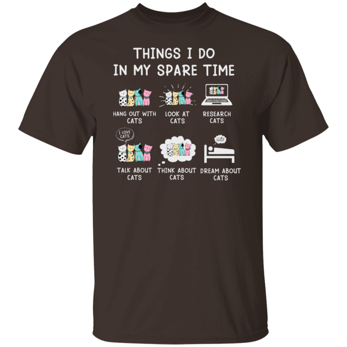 "Cat Lovers' Checklist" T-Shirt – Purrfect Attire for Your Feline Obsession!