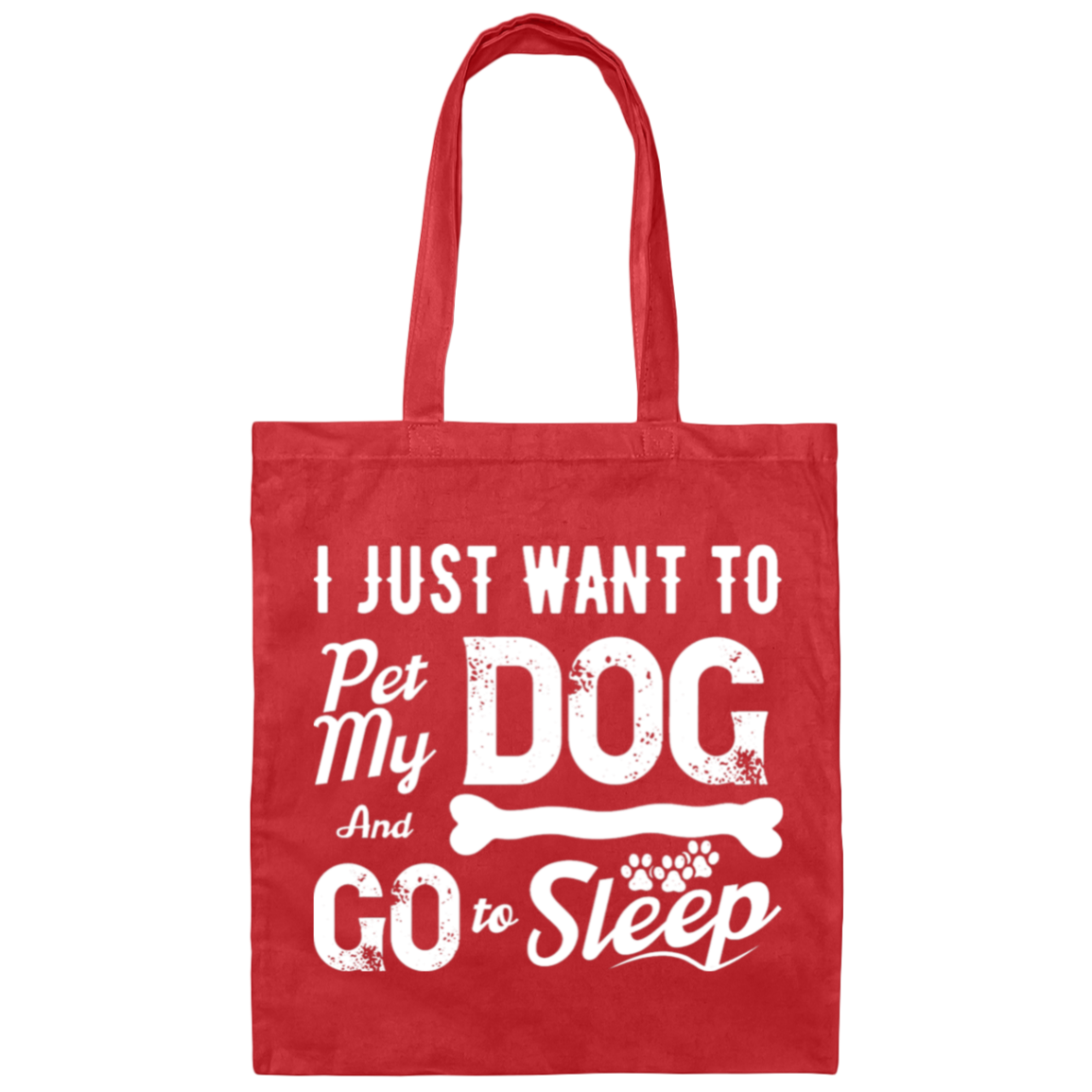 "Pet My Dog & Snooze" Tote – The Perfect Tote Bag for Dog Lovers & Sleep Enthusiasts!