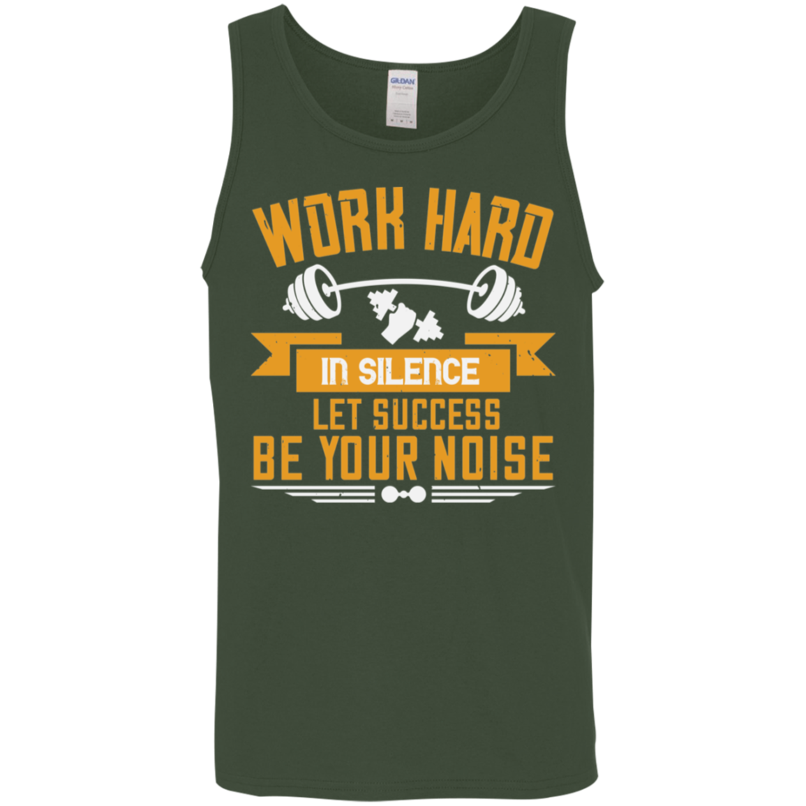 Silent Strength Tank Top - "Work Hard In Silence, Let Success Be Your Noise"