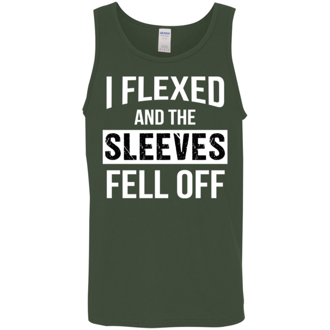 "I Flexed And The Sleeves Fell Off" Tank Top – Ideal for Gym Buffs & Weight Lifters!