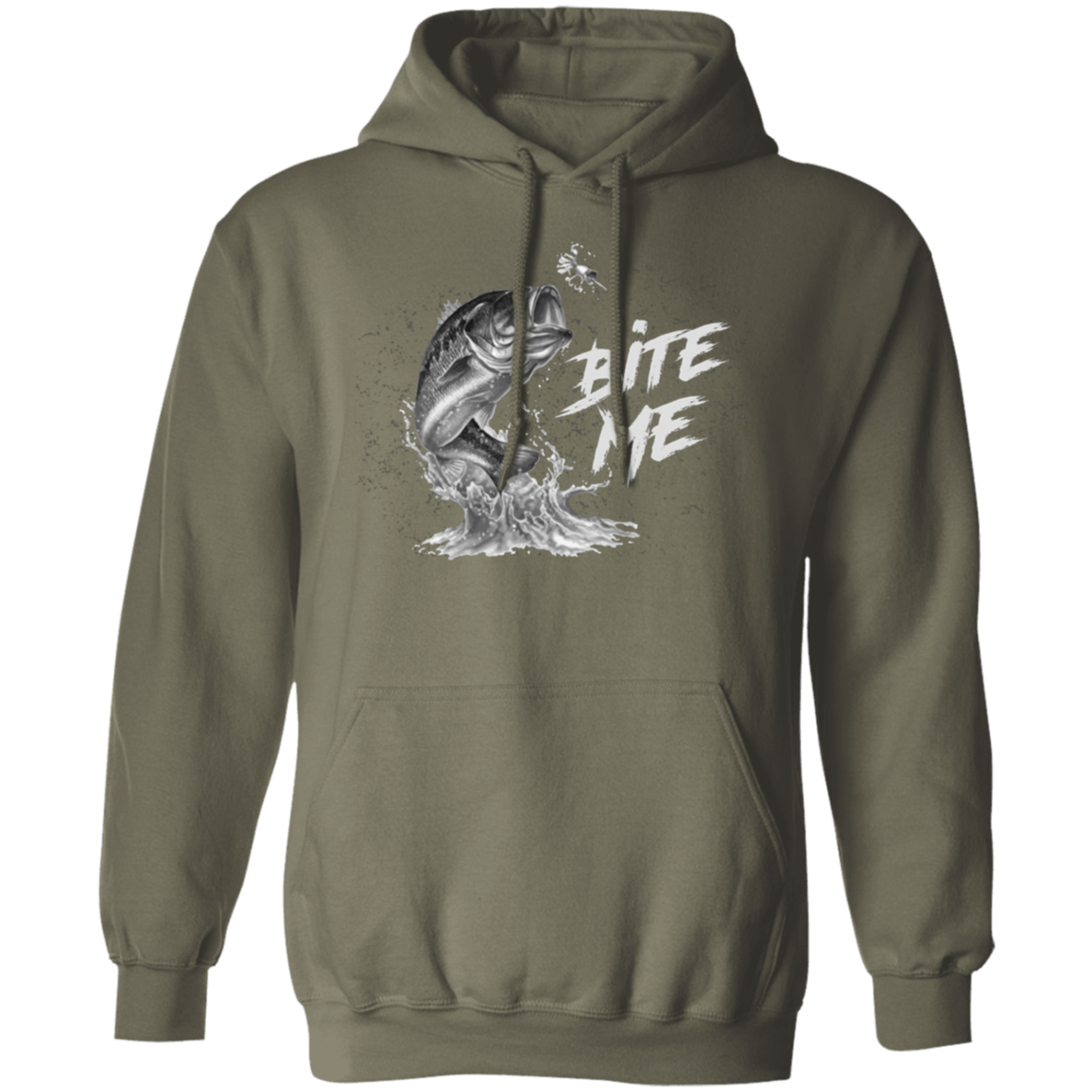 "Bite Me" Fishing Hoodie – Warm and Cozy for Anglers with a Sense of Humor!