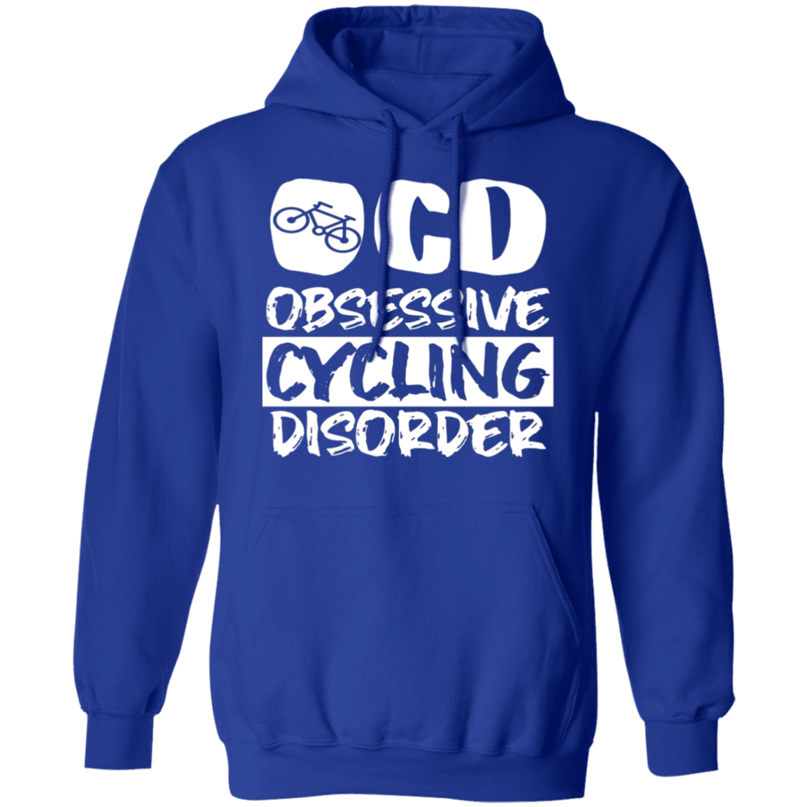 "OCD: Obsessive Cycling Disorder" Hoodie – Cozy Comfort for Cycling Fans!