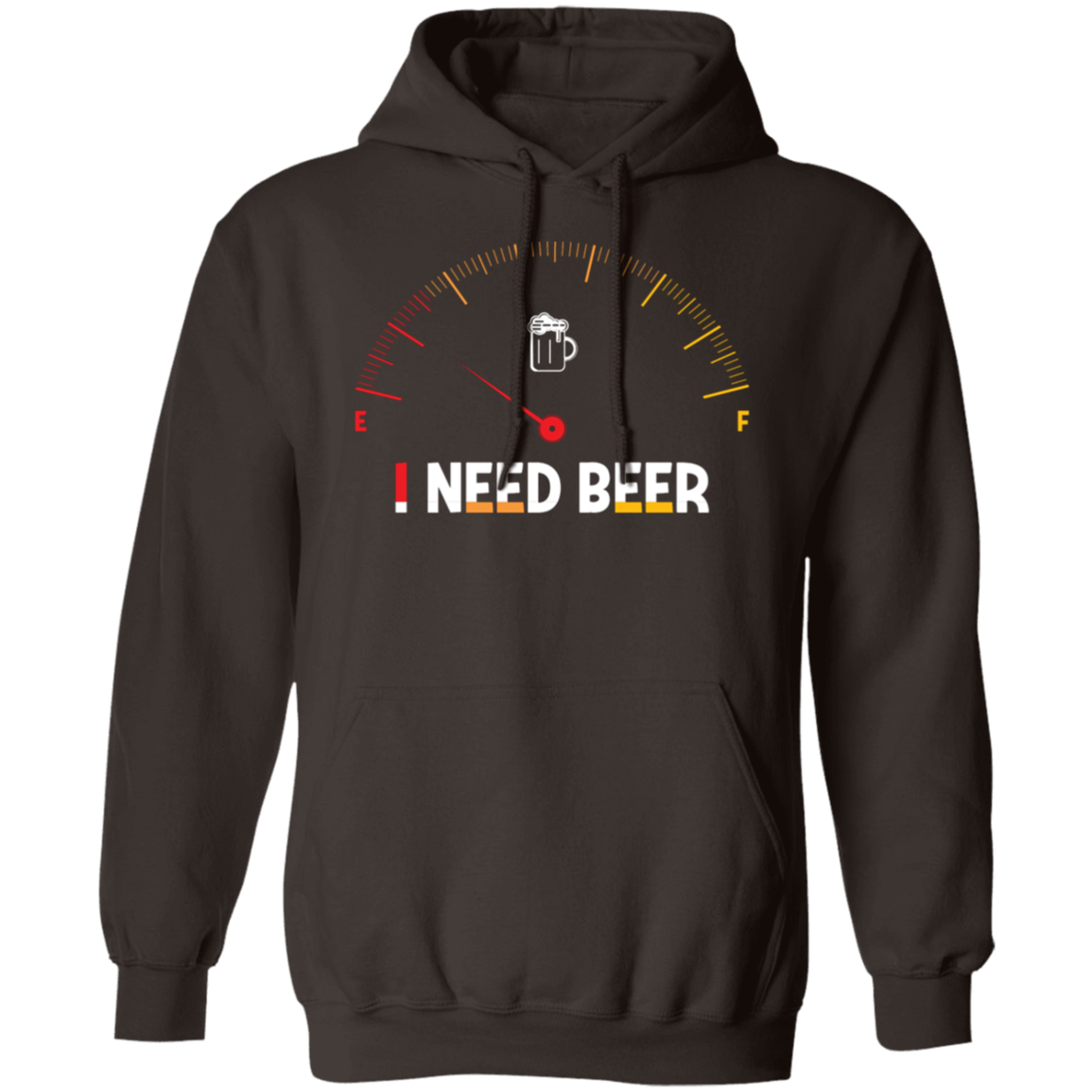 “Fuel Your Day with Beer” Hoodie – Cozy & Hilarious Apparel for Beer Lovers