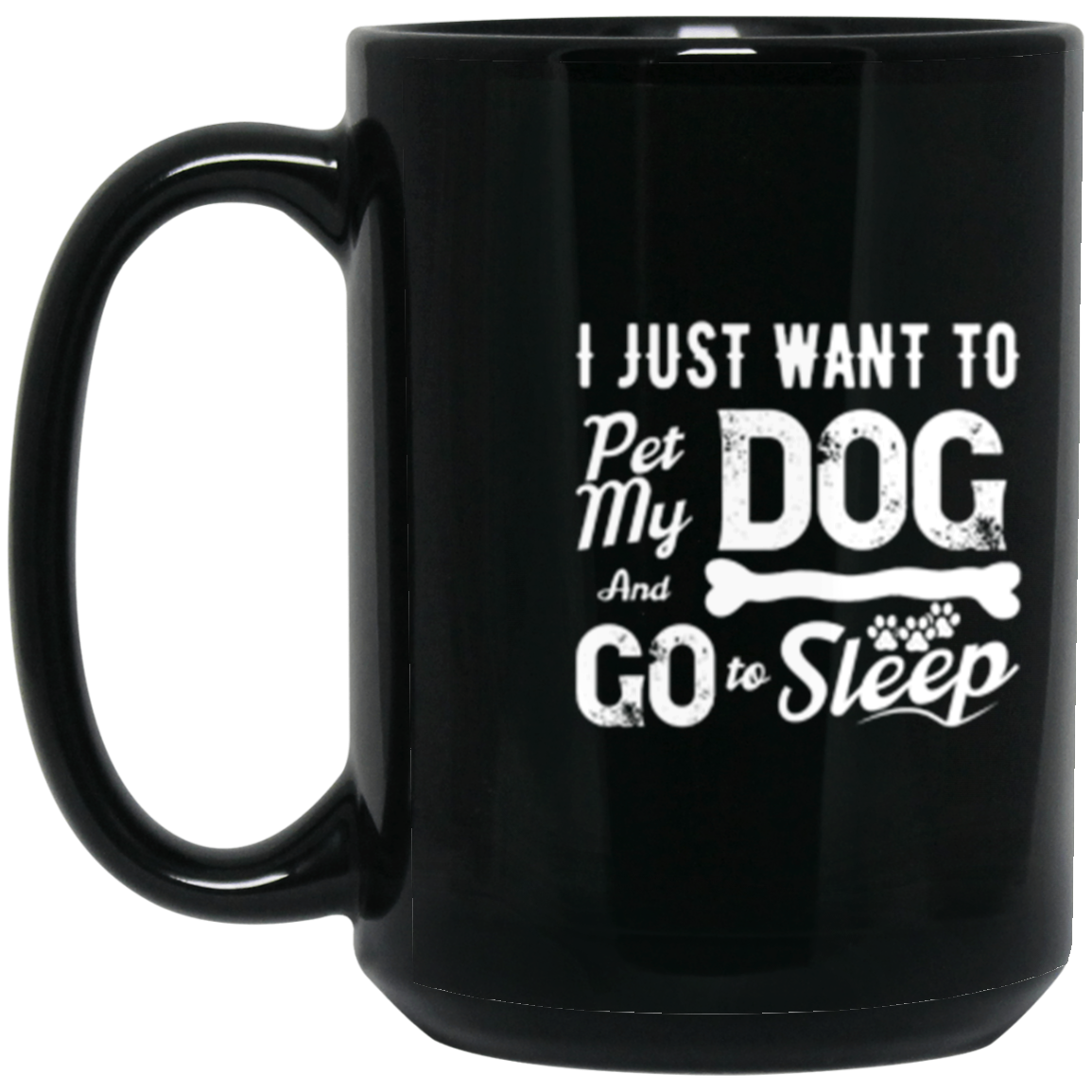 "Pet My Dog & Snooze" Mug – The Perfect Coffee Cup for Dog Lovers & Sleep Enthusiasts!