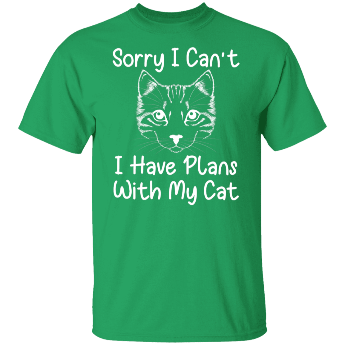 "Plans With My Cat" Funny Cat Lover T-Shirt