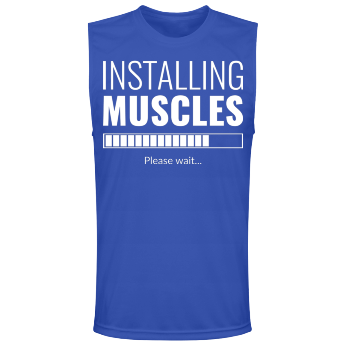 "Installing Muscles": Progressing Fitness Muscle Tee – Perfect for Weight Lifters!