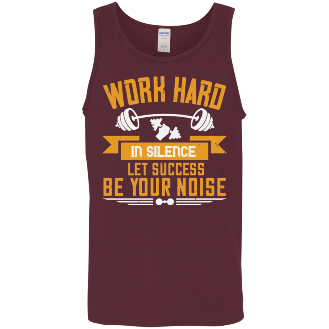 Silent Strength Tank Top - "Work Hard In Silence, Let Success Be Your Noise"