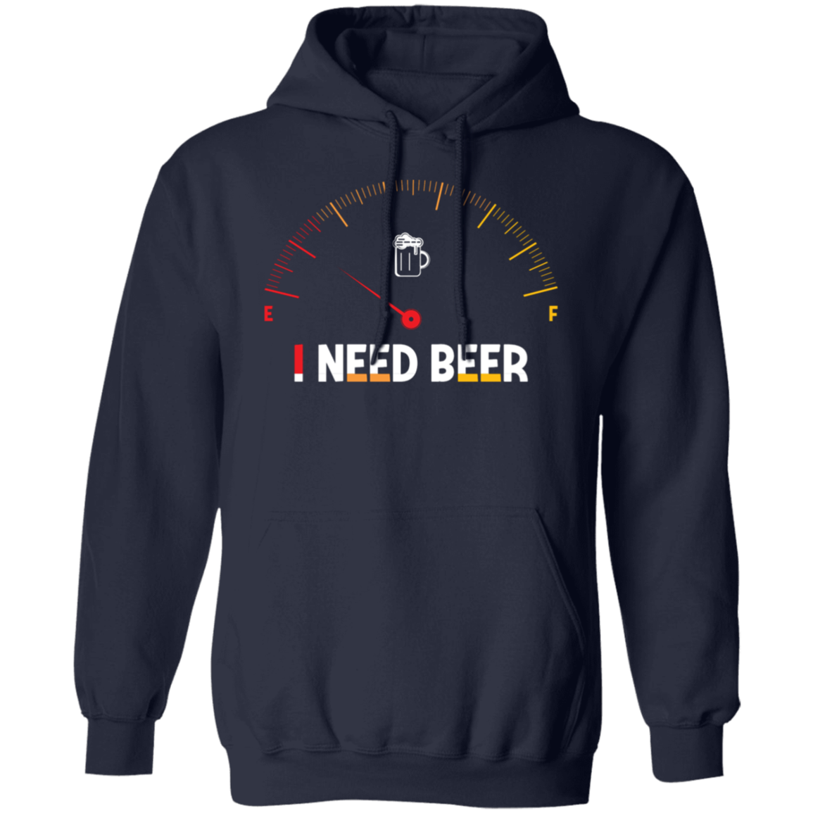 “Fuel Your Day with Beer” Hoodie – Cozy & Hilarious Apparel for Beer Lovers
