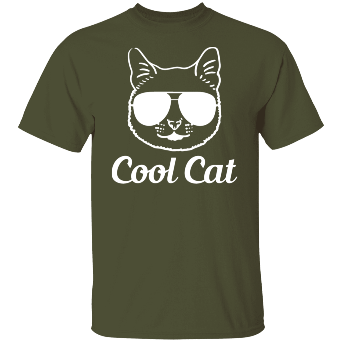"Cool Cat" T-Shirt – Purrfectly Chill Vibes for Cat Lovers!