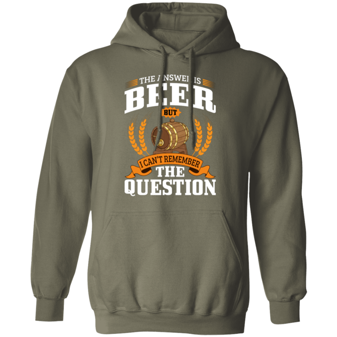 "The Answer Is Beer" Hoodie – Cozy and Fun for Beer Lovers and Happy Hour Fans!