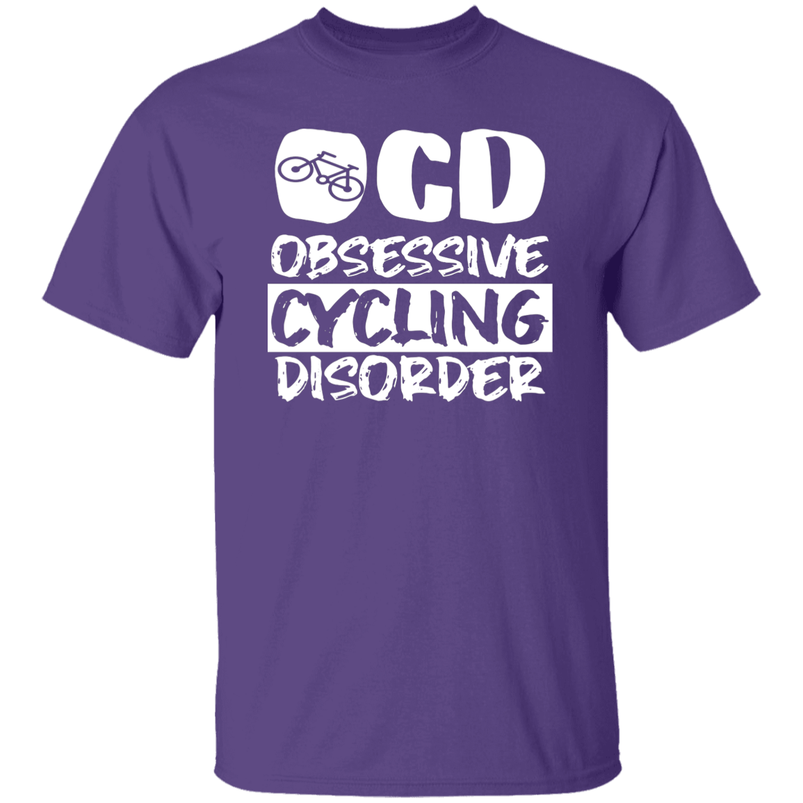 "OCD: Obsessive Cycling Disorder" T-Shirt – A Must-Have for Cycling Enthusiasts!