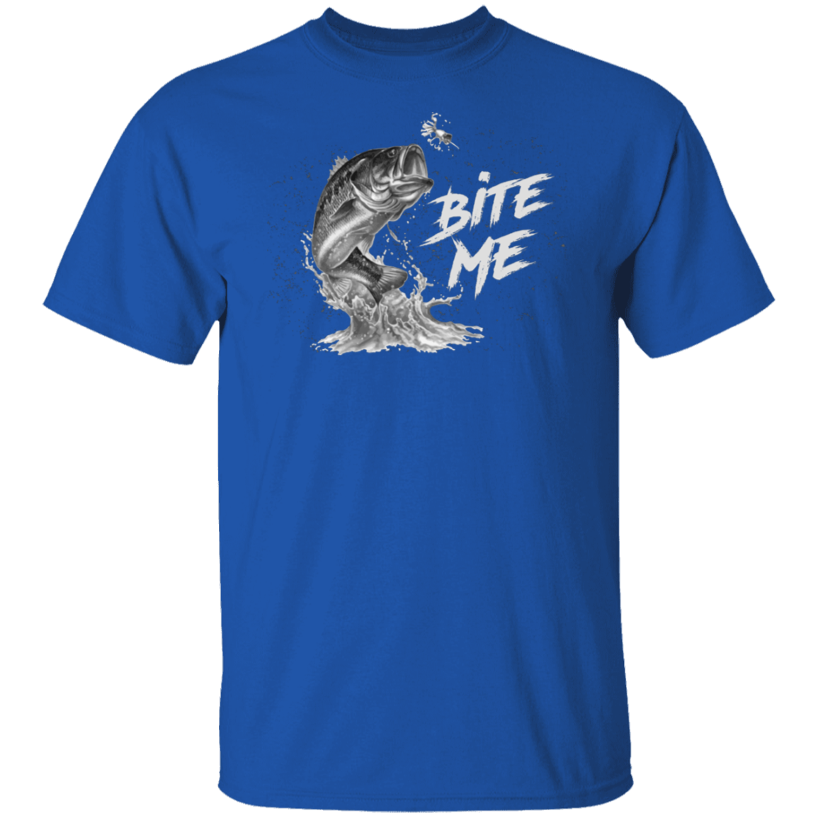 "Bite Me" Fishing T-Shirt – Perfect for Anglers with a Sense of Humor!