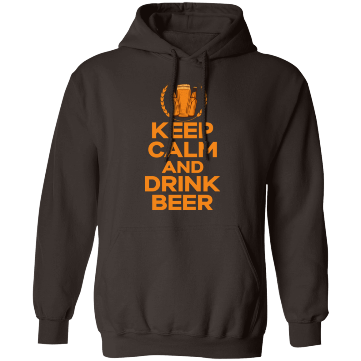 "Keep Calm And Drink Beer" Hoodie – Cozy Comfort for Beer Aficionados and Happy Hour Fans!