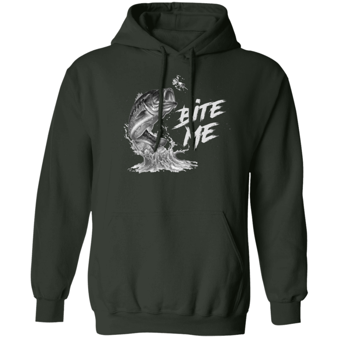 "Bite Me" Fishing Hoodie – Warm and Cozy for Anglers with a Sense of Humor!