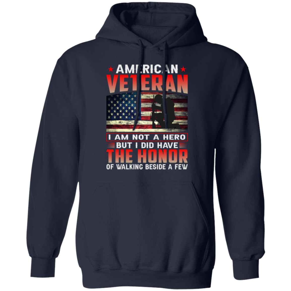 American Veteran Tribute Hoodie – Honoring the Heroes Beside Us