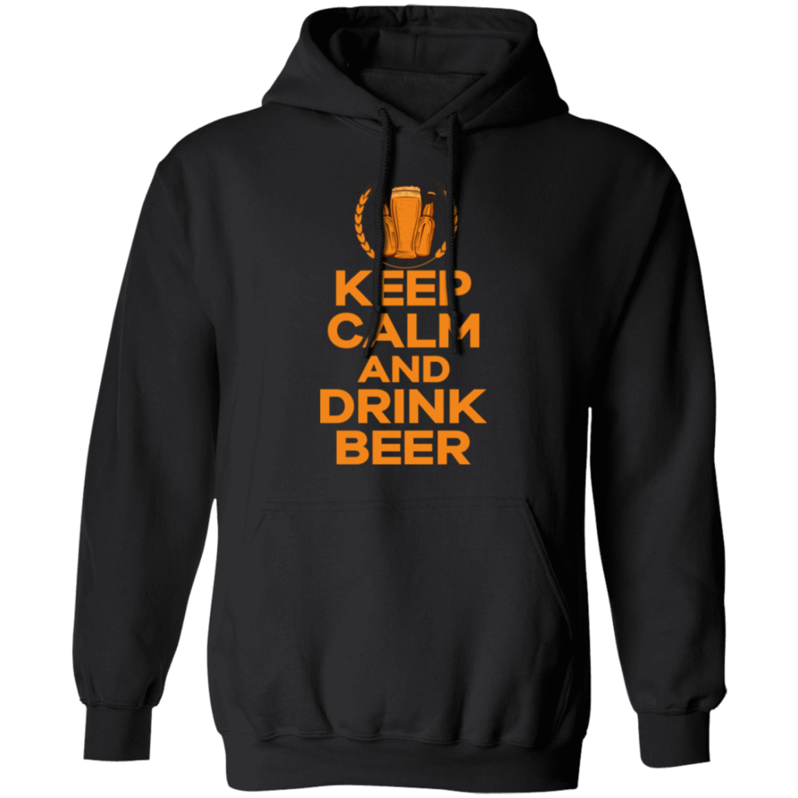 "Keep Calm And Drink Beer" Hoodie – Cozy Comfort for Beer Aficionados and Happy Hour Fans!
