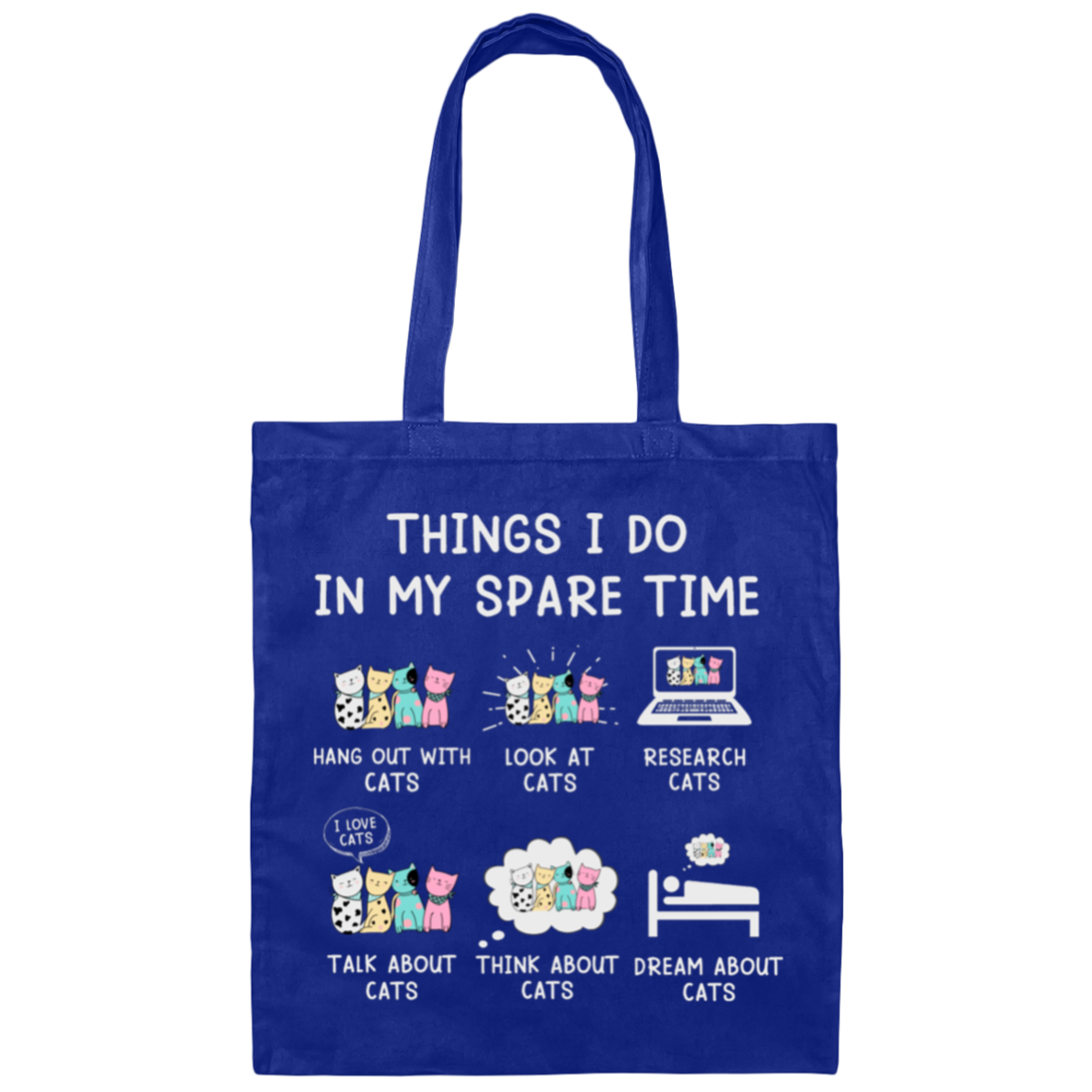 "Cat Lovers' Checklist" Tote Bag – Purrfect Carry-All for Your Feline Obsession!