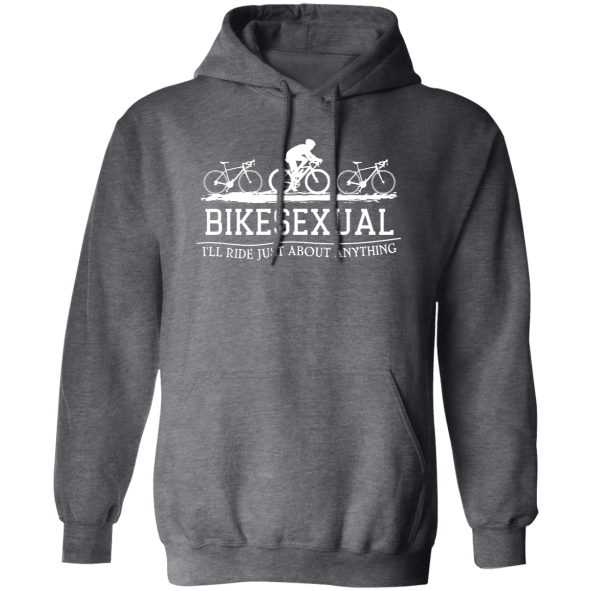 “Bikesexual” Hoodie – Warm Up with a Dash of Cycling Humor!