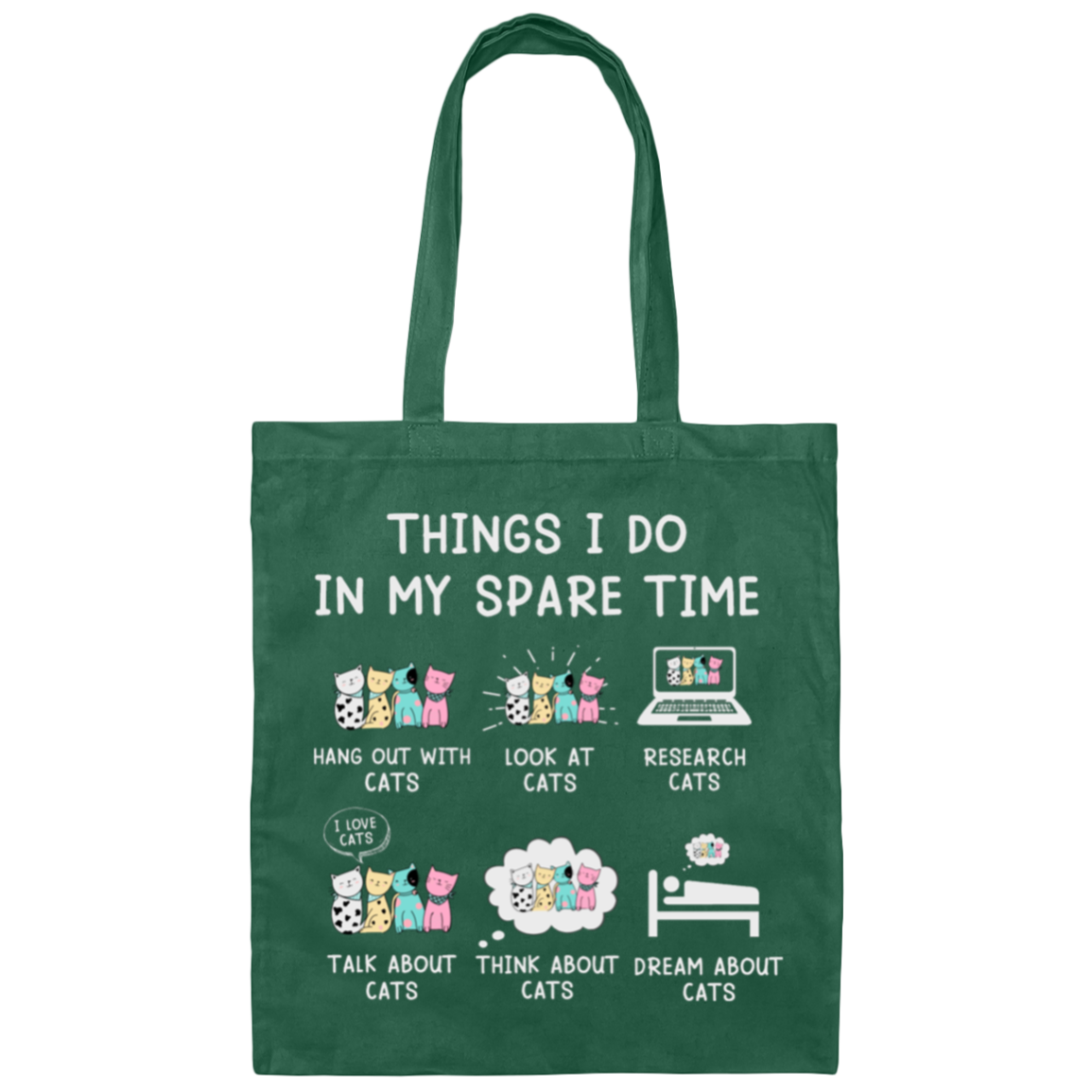 "Cat Lovers' Checklist" Tote Bag – Purrfect Carry-All for Your Feline Obsession!