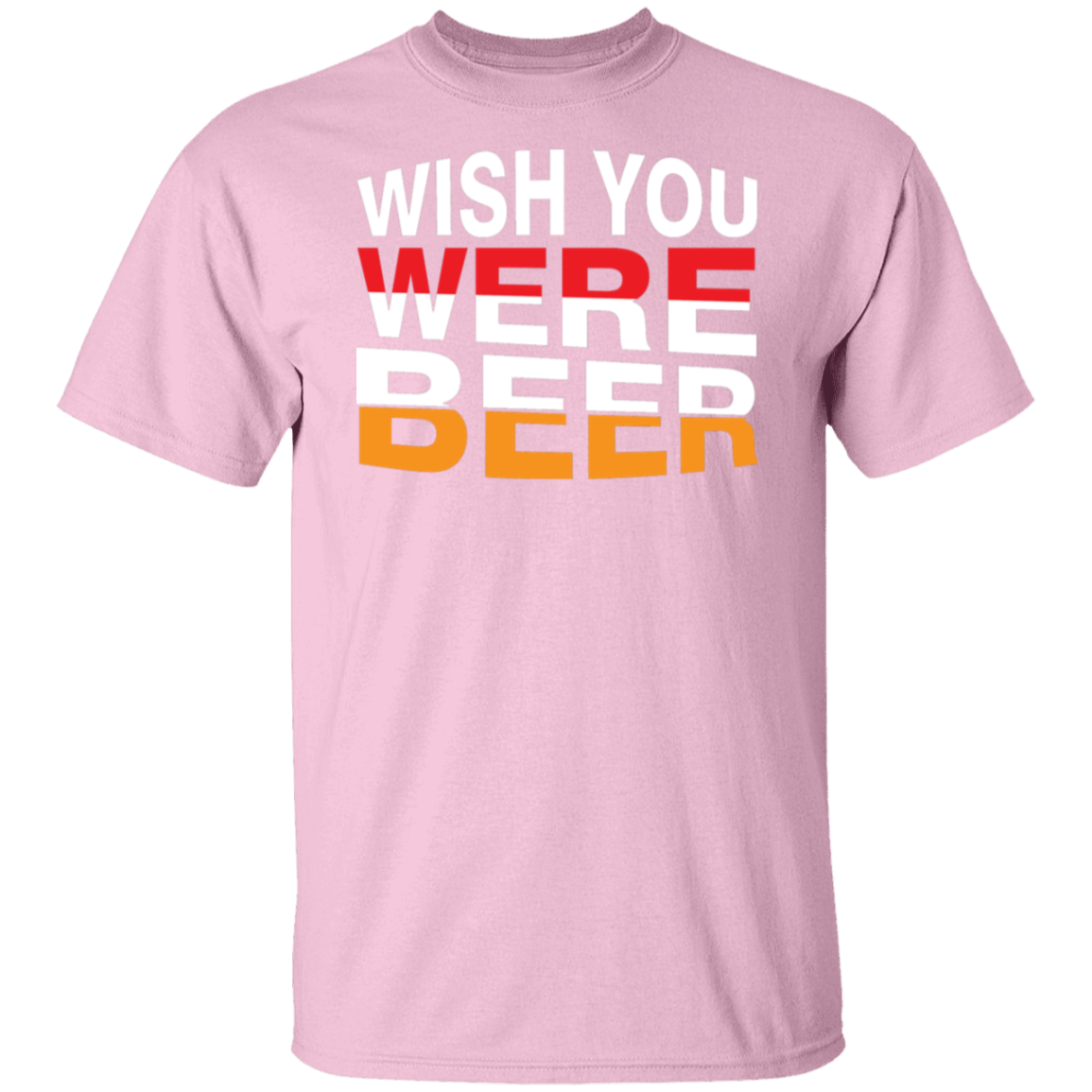 "Wish You Were Beer" T-Shirt – Perfect for Beer Lovers & Happy Hour Fans!