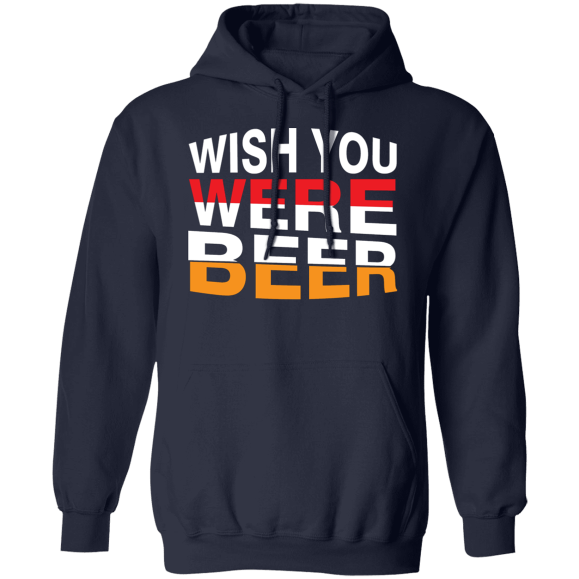 "Wish You Were Beer" Hoodie – Cozy & Comedic Wear for Beer Fans!