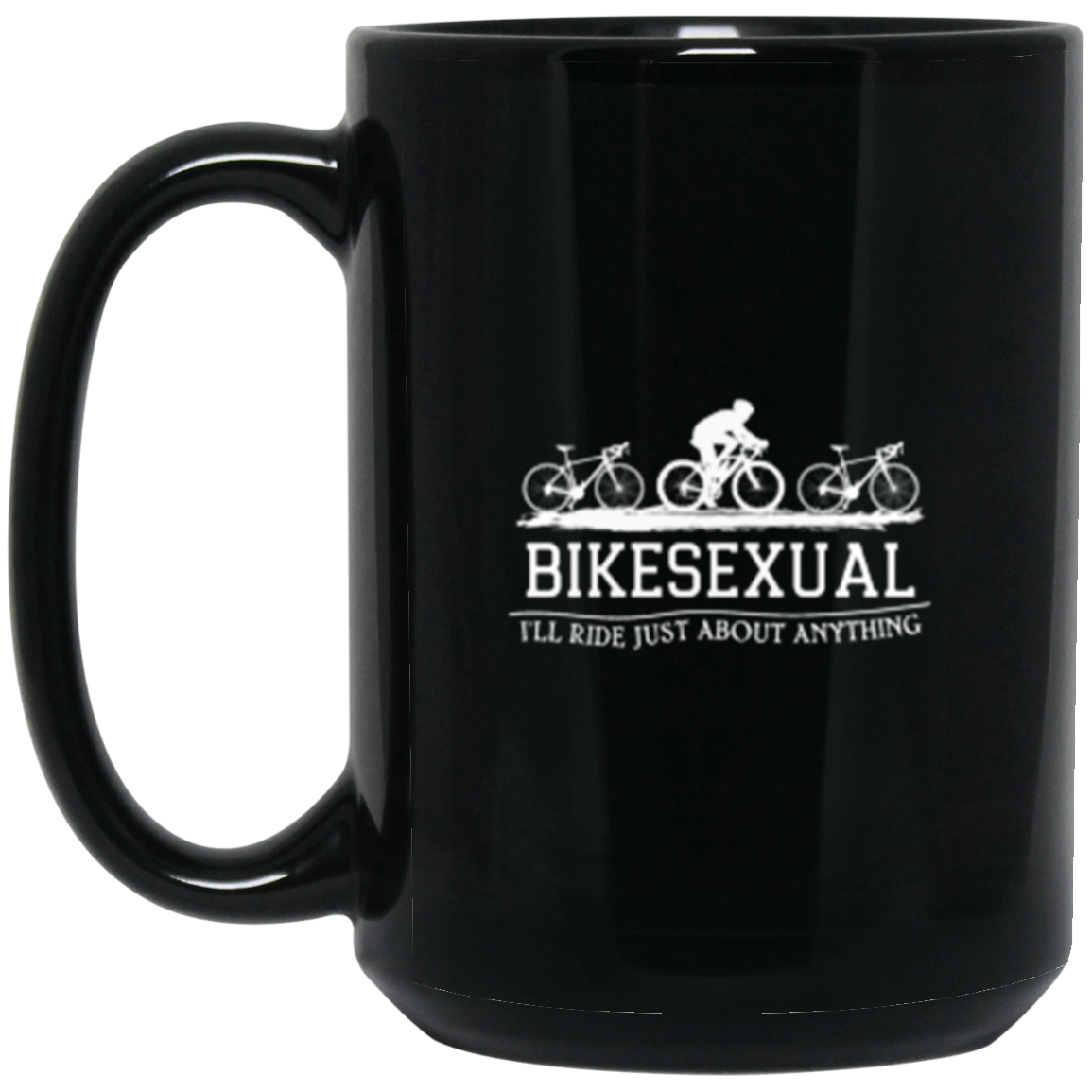 “Bikesexual” Coffee Mug – Perfect for Cyclists Who Love Every Ride!