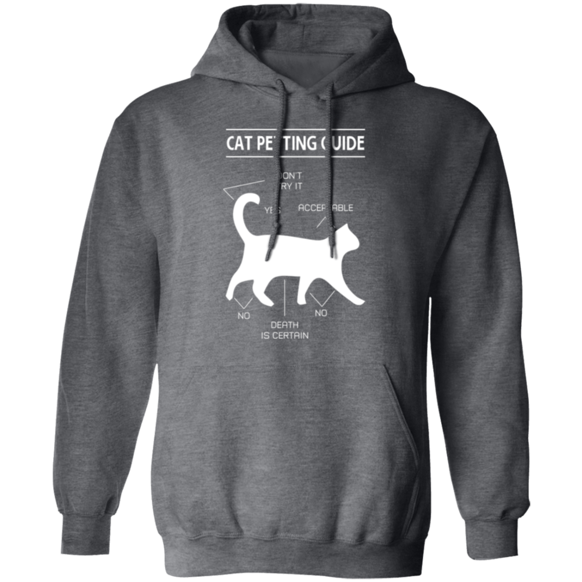 "Cat Petting Guide" Hoodie – Cozy Up with Feline Wisdom!