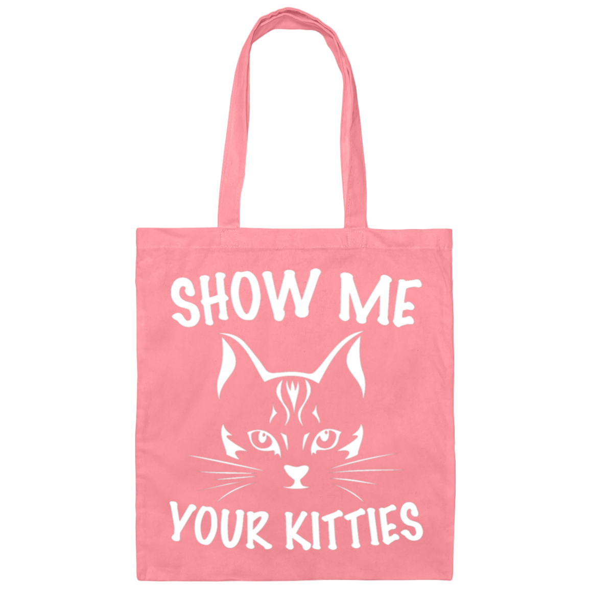 "Show Me Your Kitties" Cute Cat Tote Bag – Stylish and Fun for Cat Lovers, Cat Owners, and Cat Ladies!