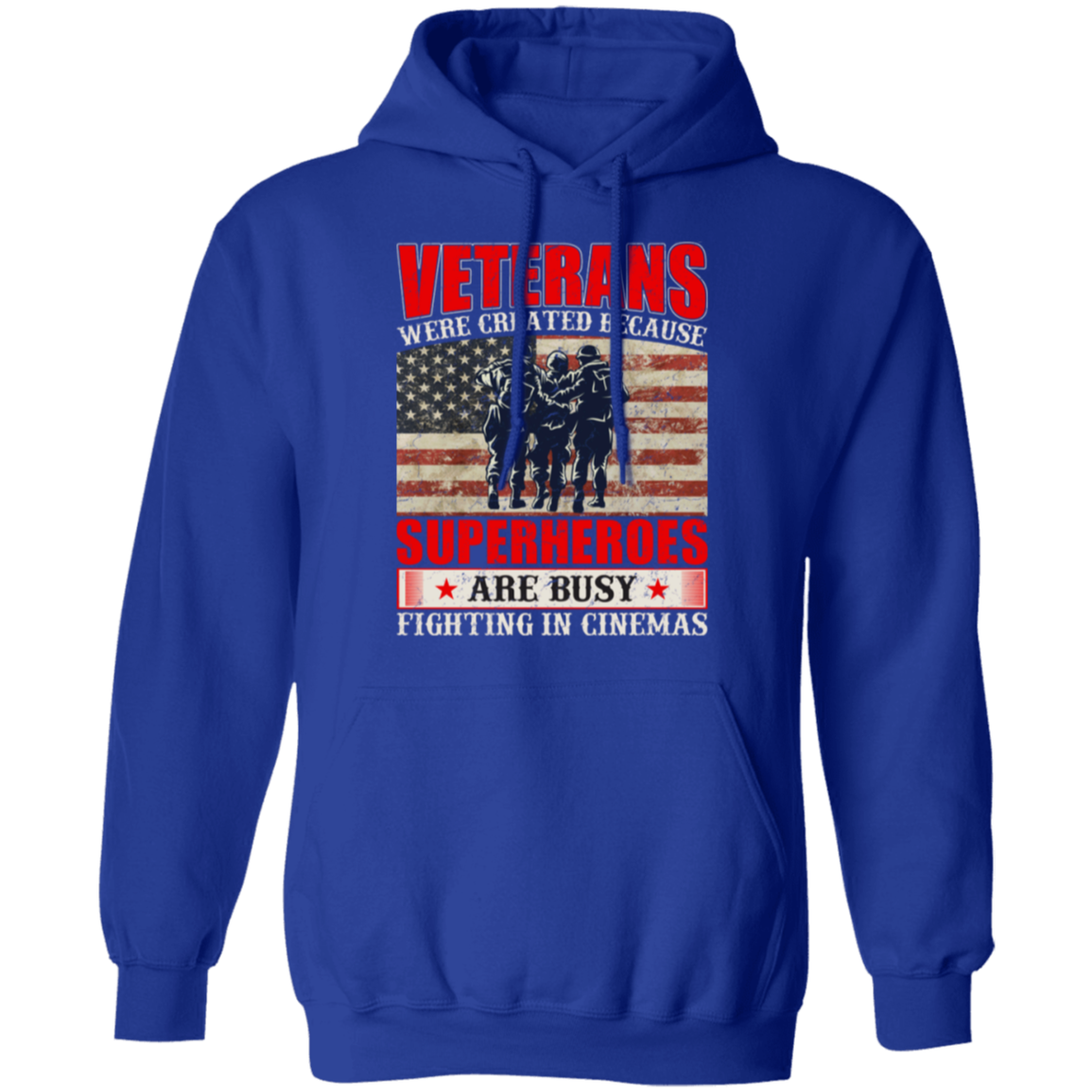 Superheroes of Reality: Veterans Hoodie - Honoring Real-Life Heroes!