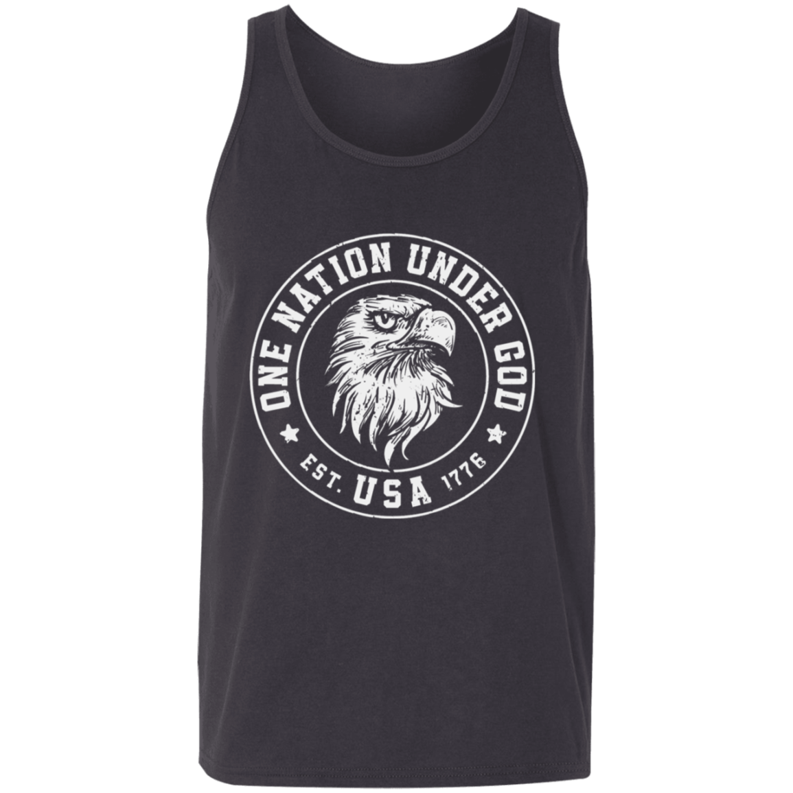"One Nation Under God: USA Est. 1776" Patriotic Eagle Tank Top