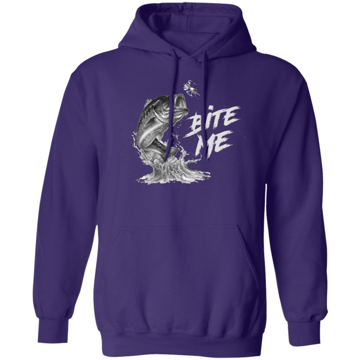 "Bite Me" Fishing Hoodie – Warm and Cozy for Anglers with a Sense of Humor!