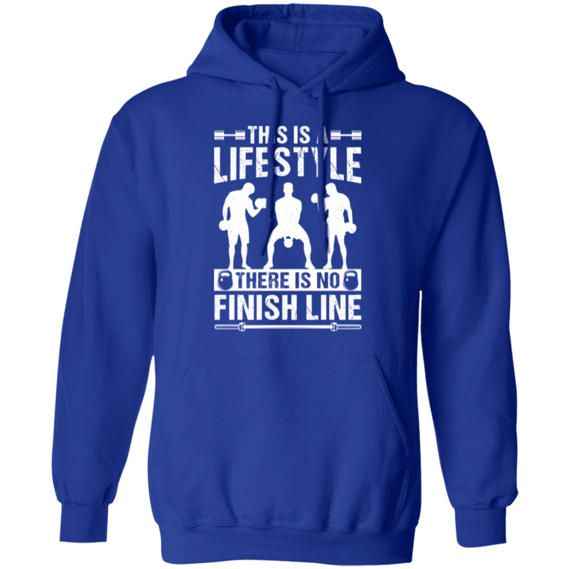 "No Finish Line" Hoodie - Embrace the Fitness Lifestyle!