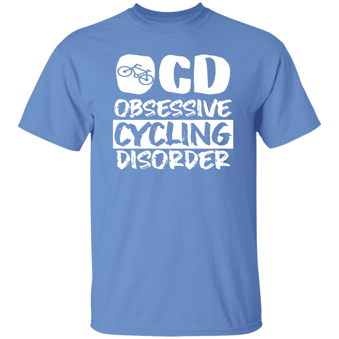 "OCD: Obsessive Cycling Disorder" T-Shirt – A Must-Have for Cycling Enthusiasts!