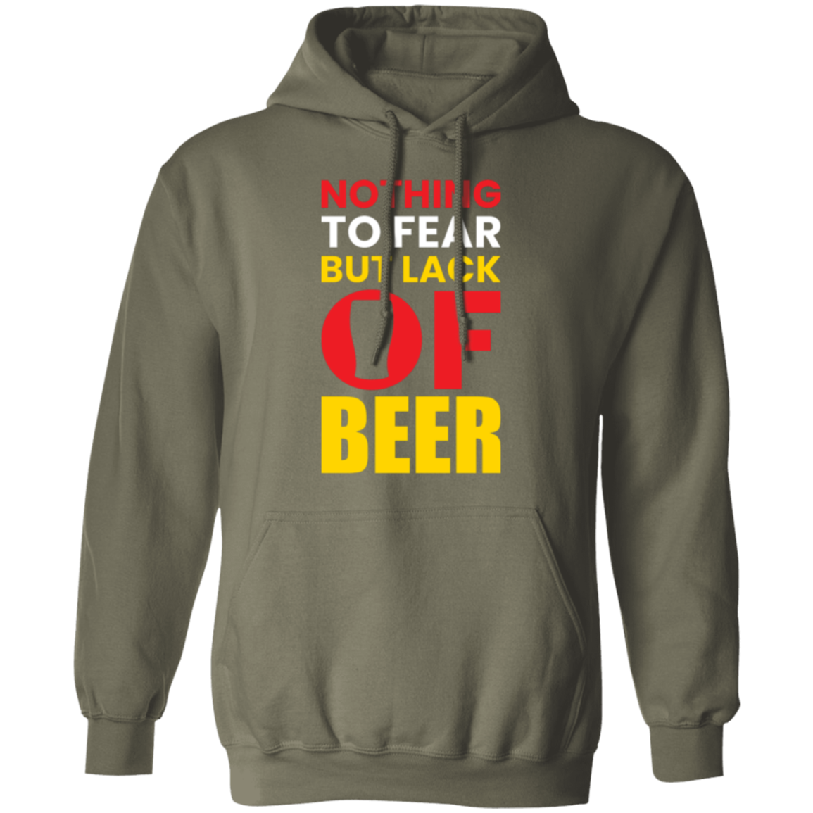 "Nothing to Fear But Lack of Beer" – Cozy Hoodie for Beer Lovers!